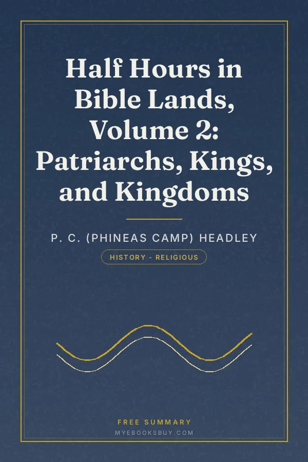 Cover of Half Hours in Bible Lands, Volume 2: Patriarchs, Kings, and Kingdoms