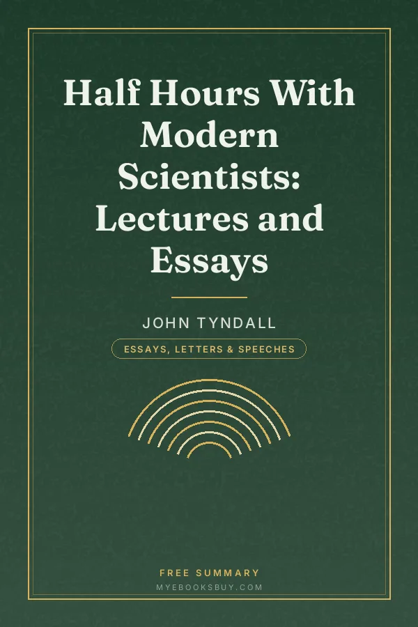 Cover of Half Hours With Modern Scientists: Lectures and Essays