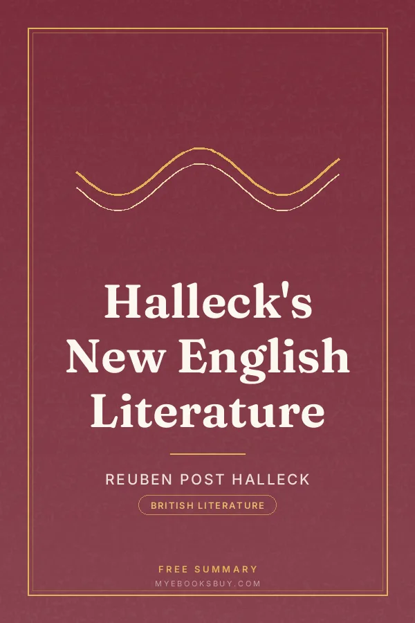 Cover of Halleck's New English Literature