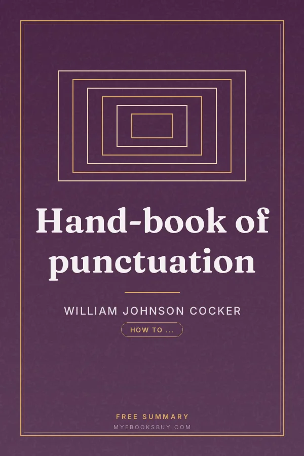 Cover of Hand-book of punctuation
