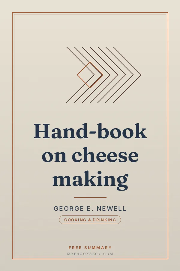 Cover of Hand-book on cheese making