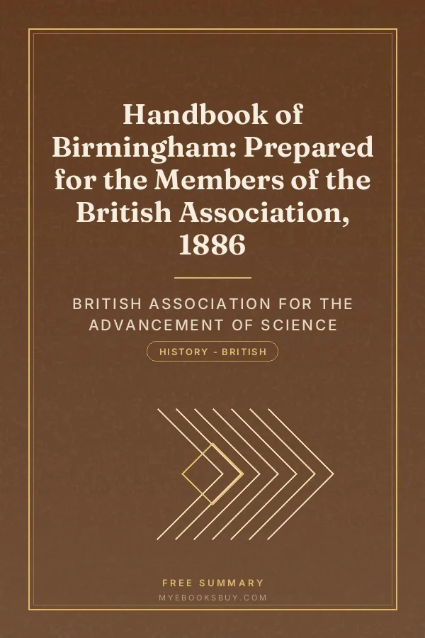Cover of Handbook of Birmingham: Prepared for the Members of the British Association, 1886