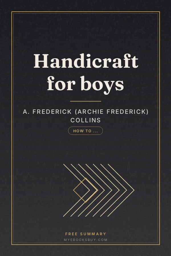 Cover of Handicraft for boys