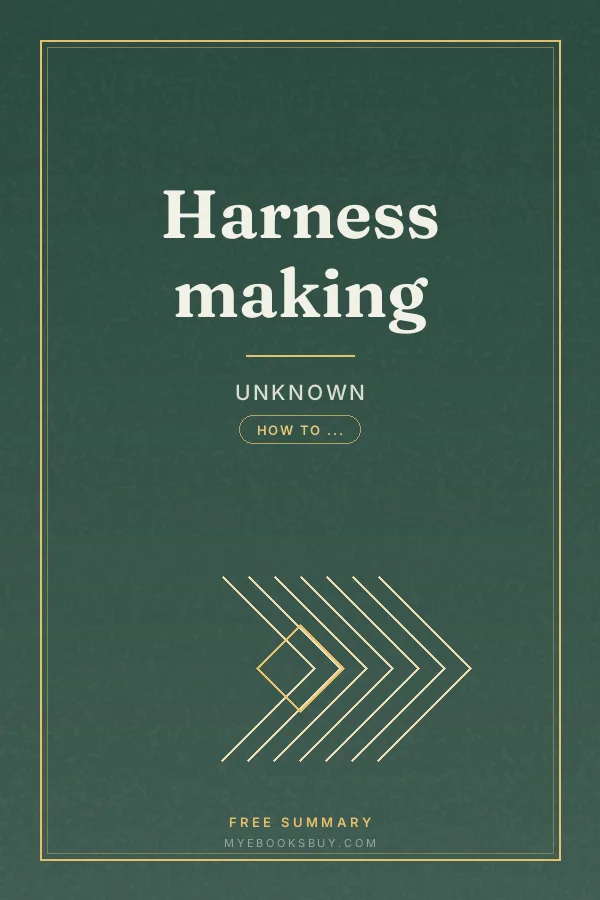 Cover of Harness making