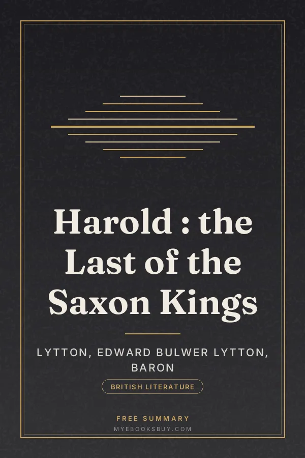 Cover of Harold : the Last of the Saxon Kings
