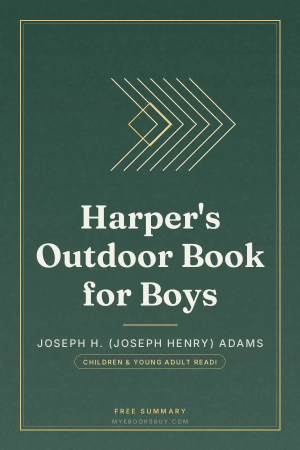 Cover of Harper's Outdoor Book for Boys
