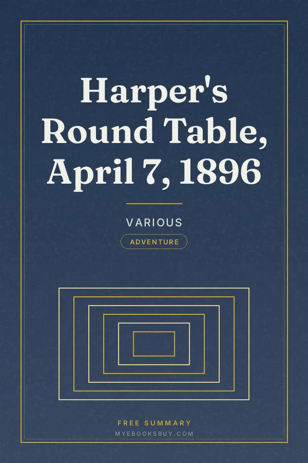 Cover of Harper's Round Table, April 7, 1896