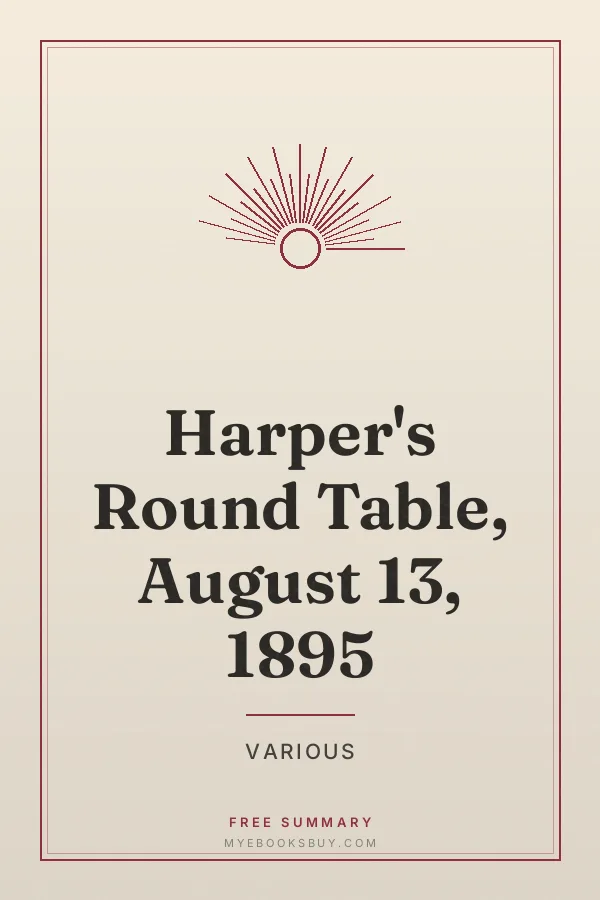 Cover of Harper's Round Table, August 13, 1895