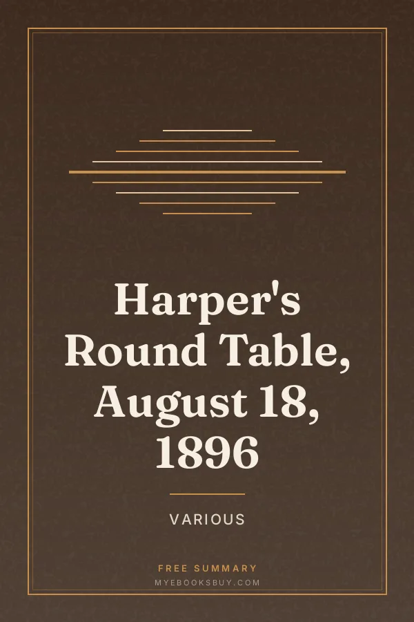 Cover of Harper's Round Table, August 18, 1896