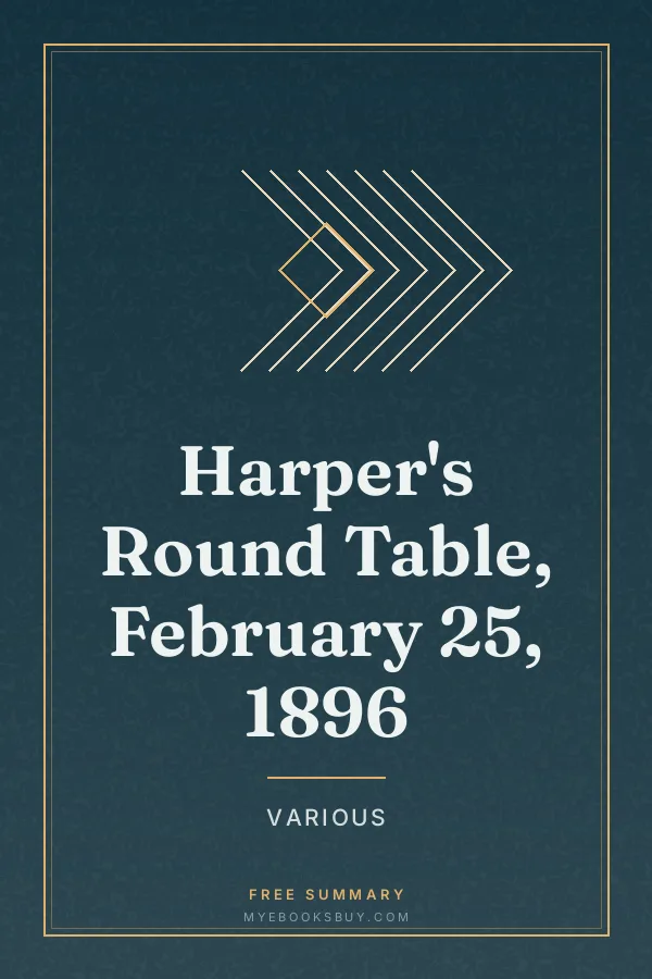Cover of Harper's Round Table, February 25, 1896