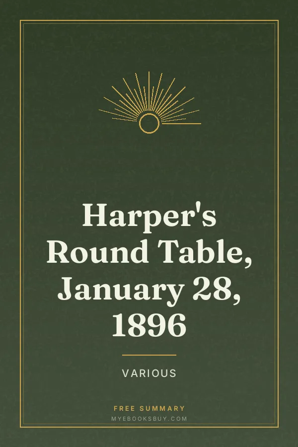 Cover of Harper's Round Table, January 28, 1896