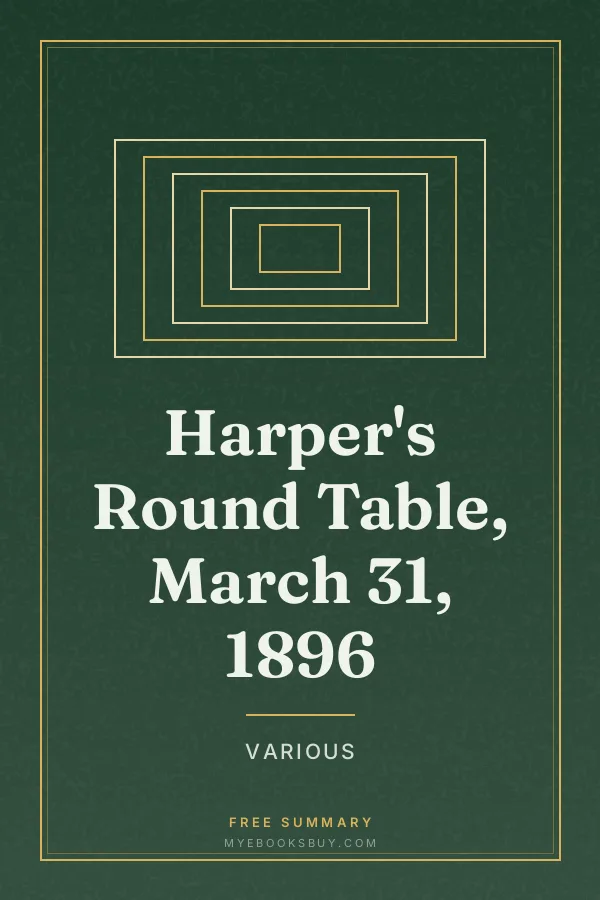 Cover of Harper's Round Table, March 31, 1896