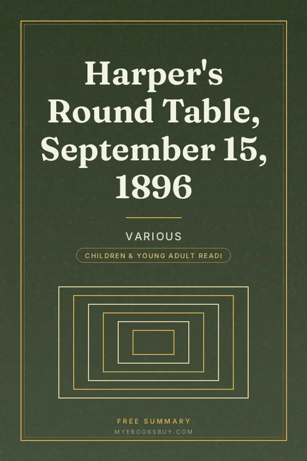 Cover of Harper's Round Table, September 15, 1896