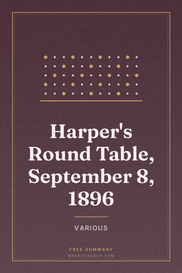 Cover of Harper's Round Table, September 8, 1896