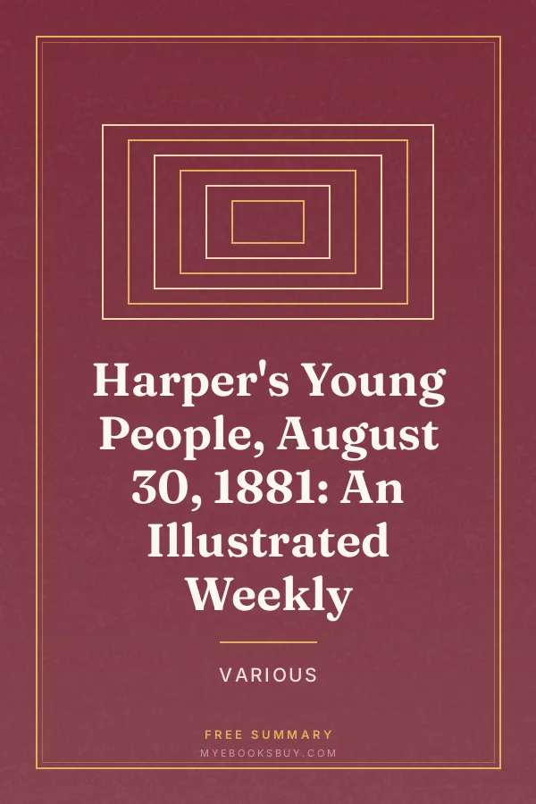 Cover of Harper's Young People, August 30, 1881: An Illustrated Weekly