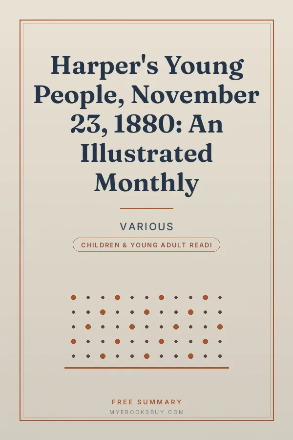 Cover of Harper's Young People, November 23, 1880: An Illustrated Monthly