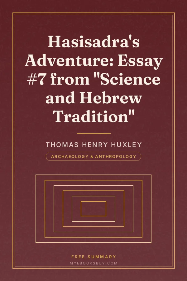 Cover of Hasisadra's Adventure: Essay #7 from "Science and Hebrew Tradition"