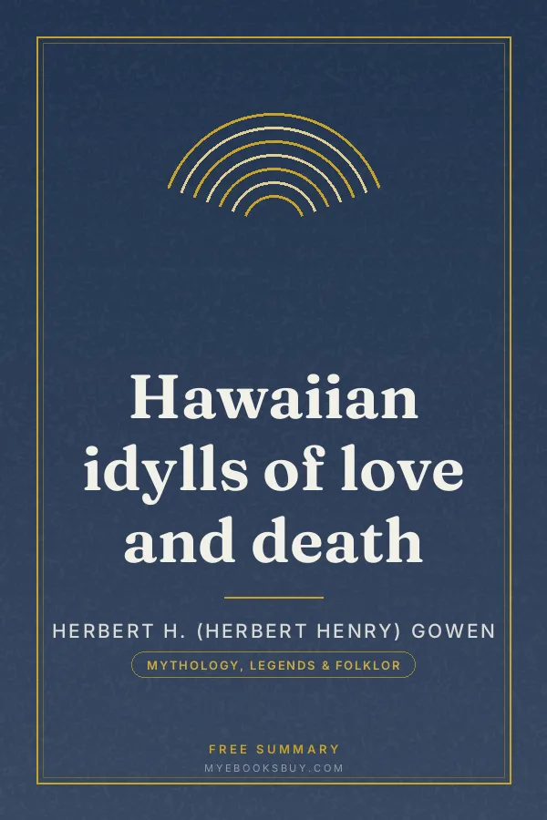 Cover of Hawaiian idylls of love and death