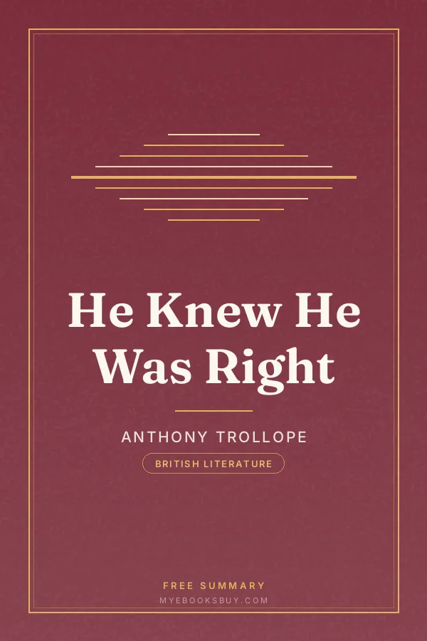 Cover of He Knew He Was Right
