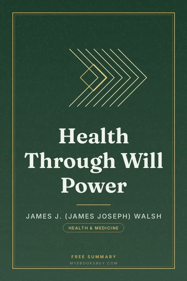 Cover of Health Through Will Power