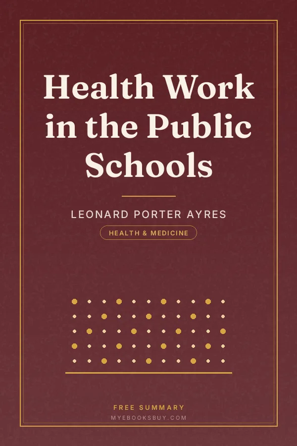 Cover of Health Work in the Public Schools
