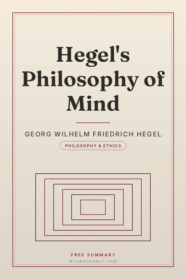 Cover of Hegel's Philosophy of Mind