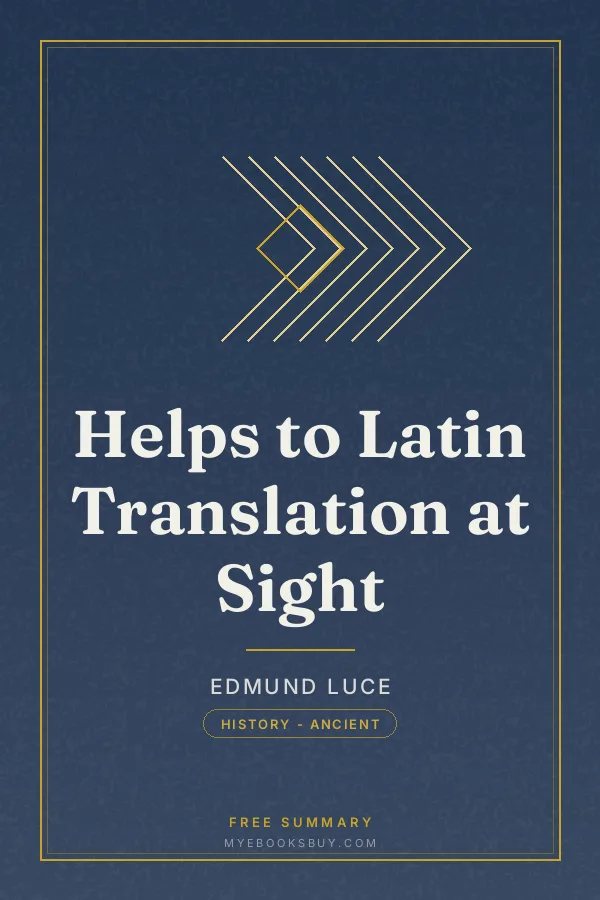 Cover of Helps to Latin Translation at Sight