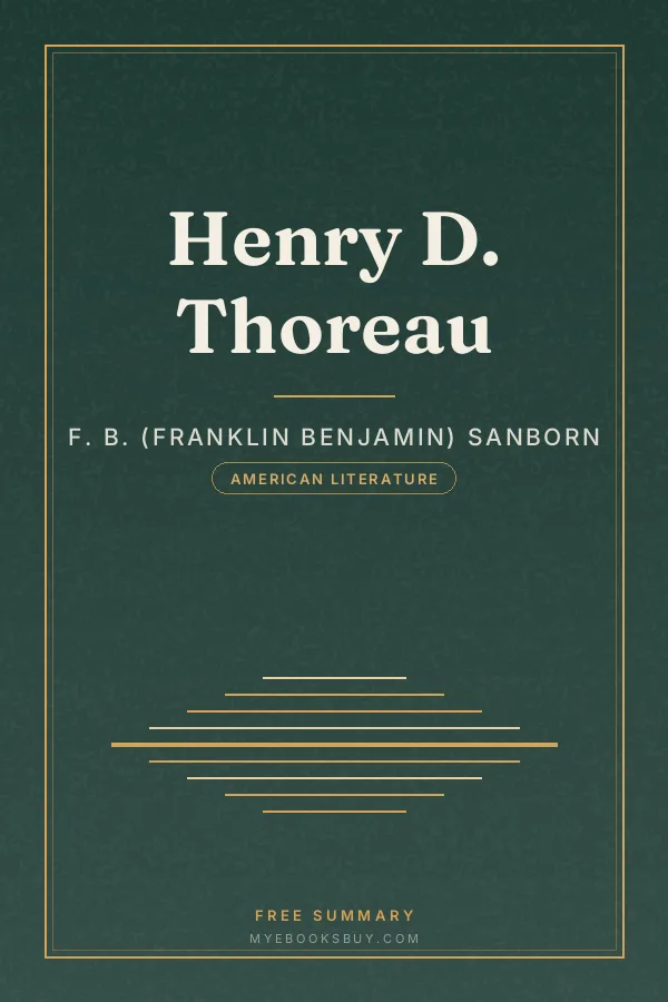 Cover of Henry D. Thoreau