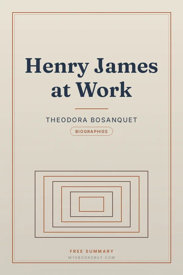Cover of Henry James at Work