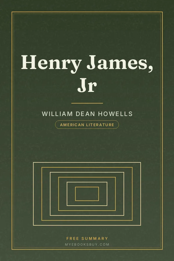 Cover of Henry James, Jr