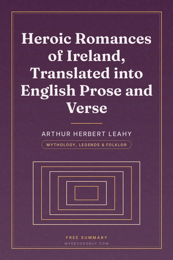 Cover of Heroic Romances of Ireland, Translated into English Prose and Verse