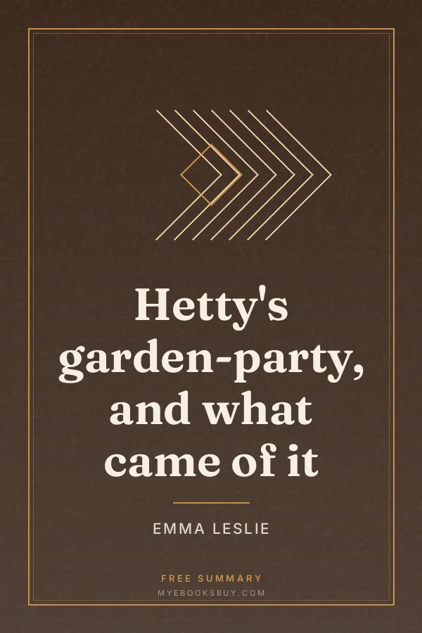 Cover of Hetty's garden-party, and what came of it