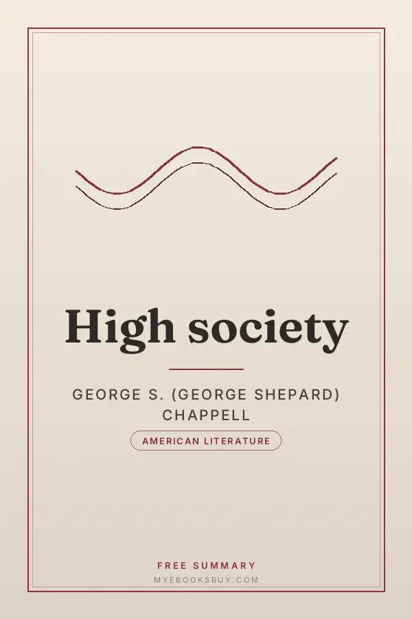 Cover of High society