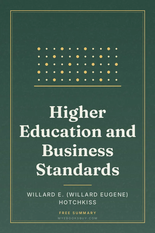 Cover of Higher Education and Business Standards