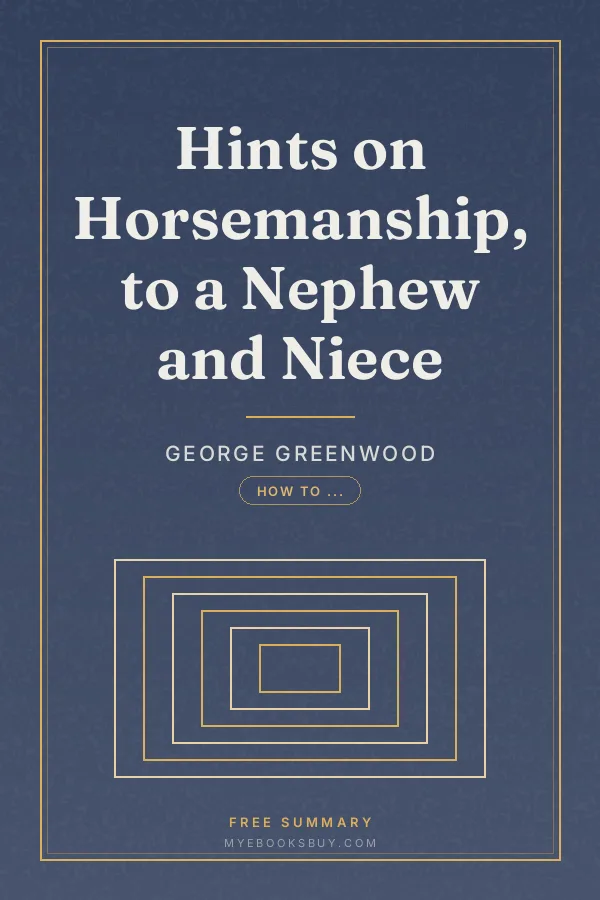Cover of Hints on Horsemanship, to a Nephew and Niece