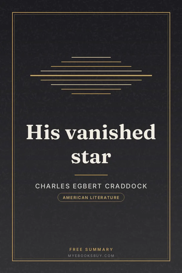 Cover of His vanished star