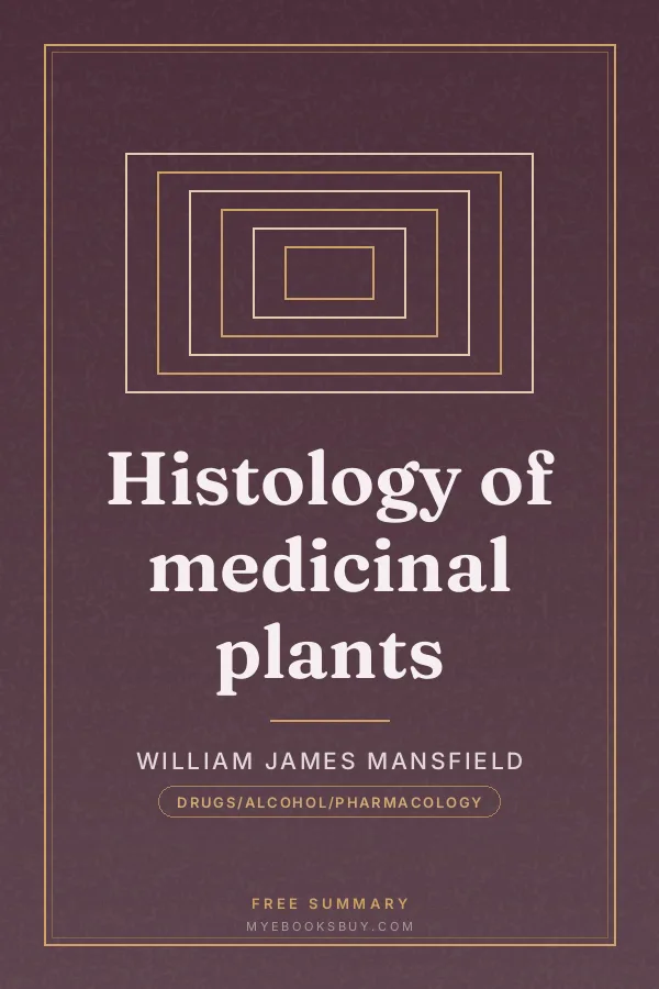 Cover of Histology of medicinal plants