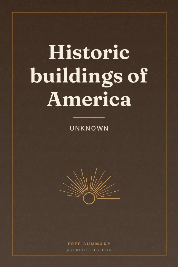 Cover of Historic buildings of America