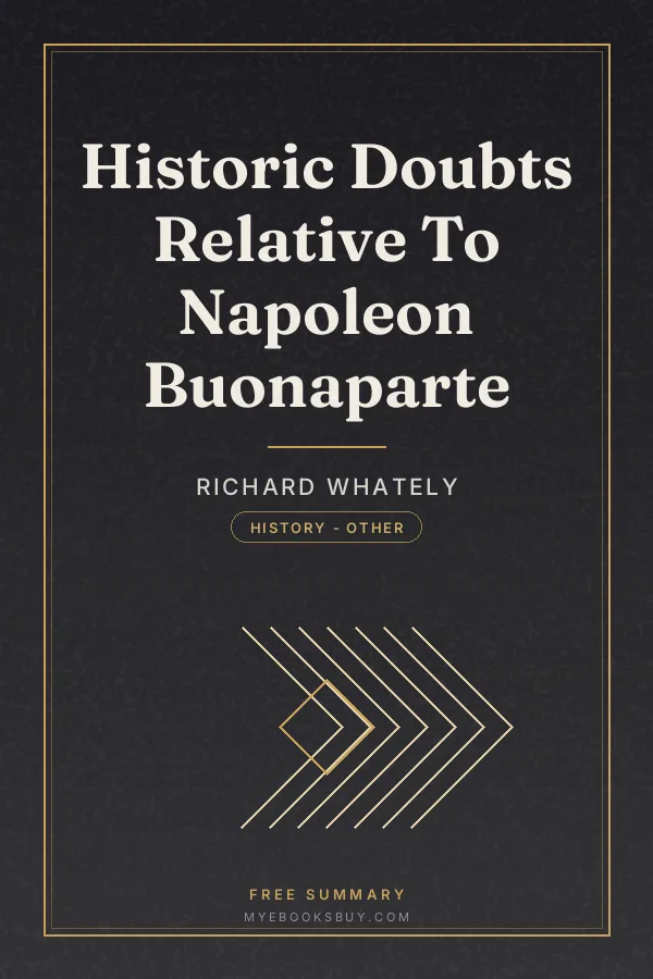 Cover of Historic Doubts Relative To Napoleon Buonaparte