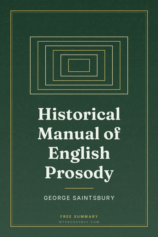 Cover of Historical Manual of English Prosody