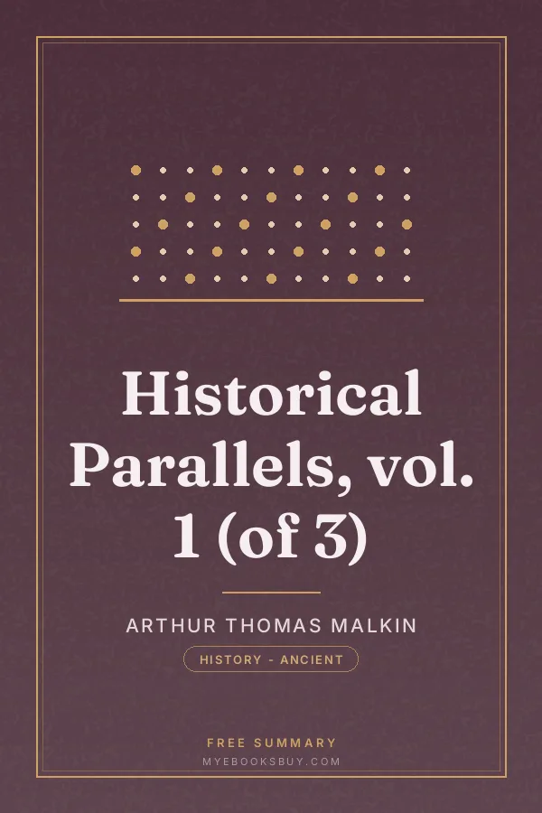 Cover of Historical Parallels, vol. 1 (of 3)