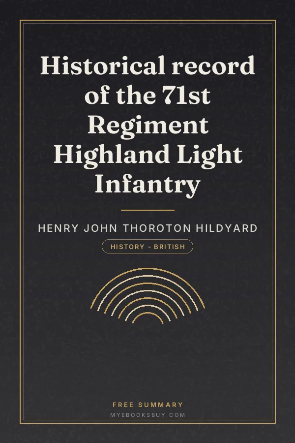 Cover of Historical record of the 71st Regiment Highland Light Infantry