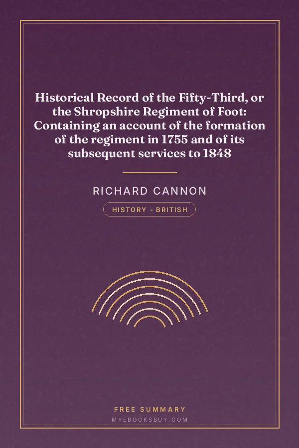 Cover of Historical Record of the Fifty-Third, or the Shropshire Regiment of Foot: Containing an account of the formation of the regiment in 1755 and of its subsequent services to 1848