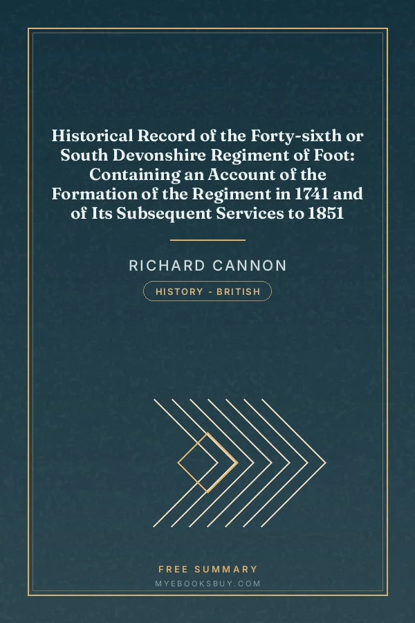 Cover of Historical Record of the Forty-sixth or South Devonshire Regiment of Foot: Containing an Account of the Formation of the Regiment in 1741 and of Its Subsequent Services to 1851