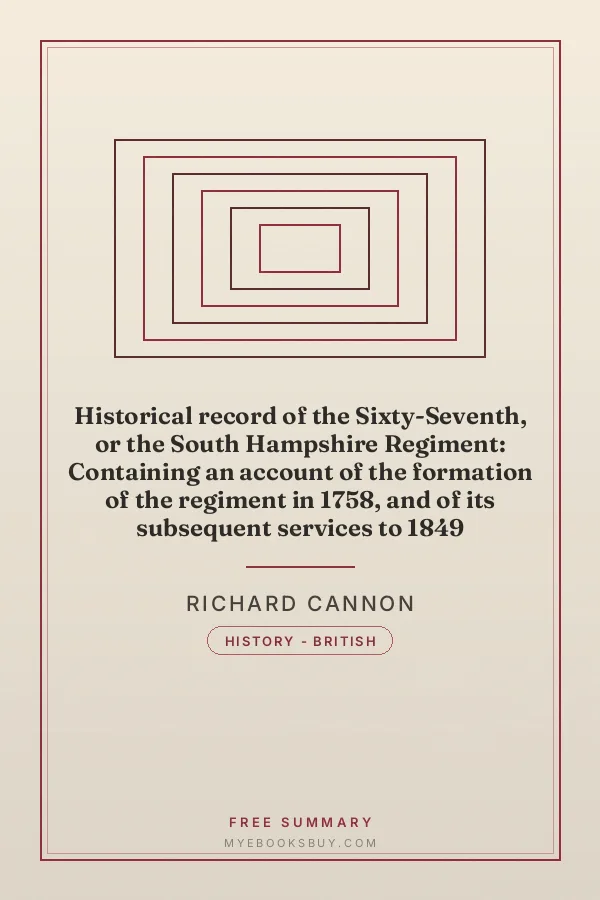 Cover of Historical record of the Sixty-Seventh, or the South Hampshire Regiment: Containing an account of the formation of the regiment in 1758, and of its subsequent services to 1849