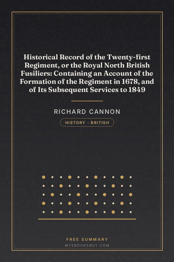 Cover of Historical Record of the Twenty-first Regiment, or the Royal North British Fusiliers: Containing an Account of the Formation of the Regiment in 1678, and of Its Subsequent Services to 1849
