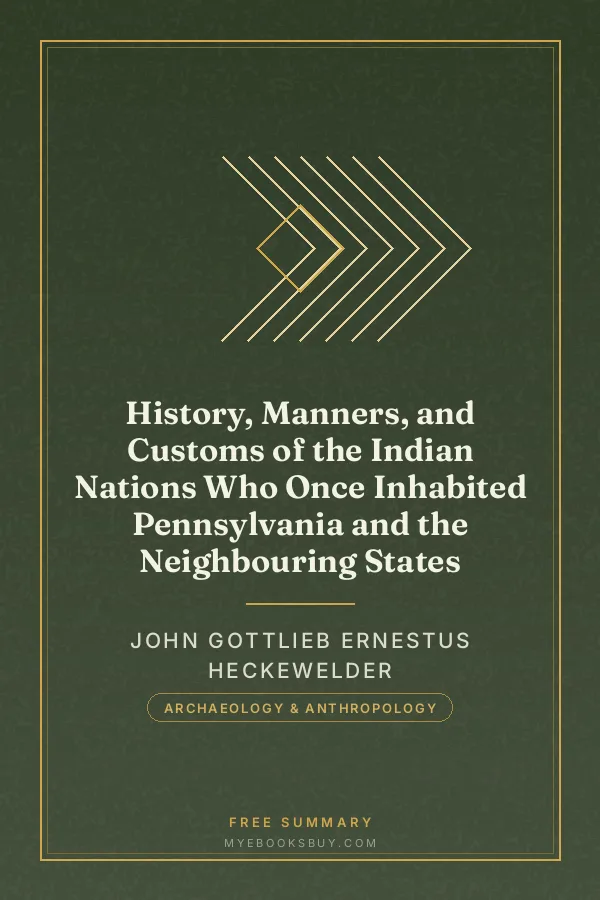 Cover of History, Manners, and Customs of the Indian Nations Who Once Inhabited Pennsylvania and the Neighbouring States