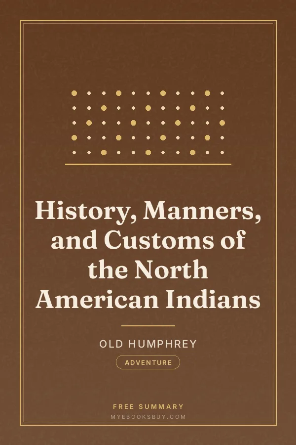 Cover of History, Manners, and Customs of the North American Indians