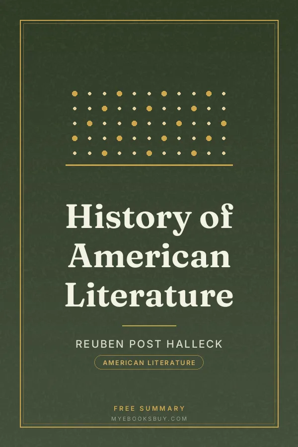 Cover of History of American Literature