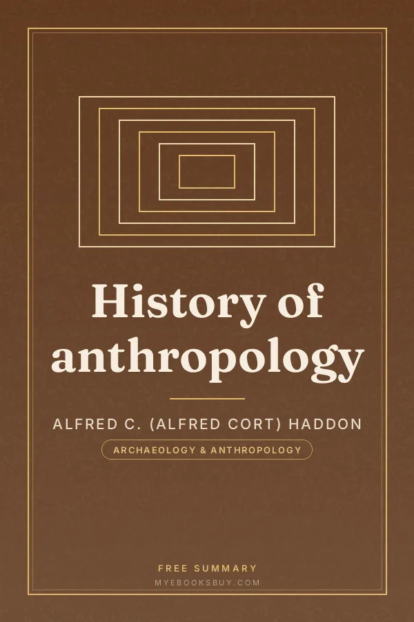Cover of History of anthropology